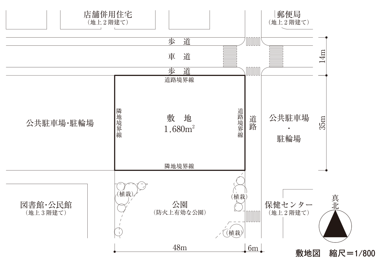 敷地図