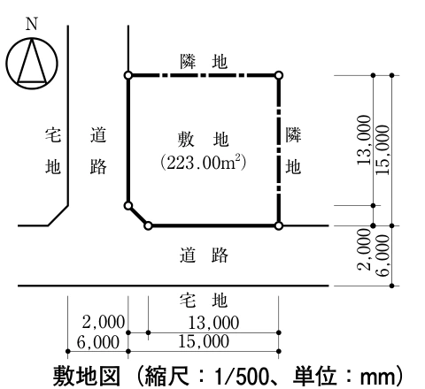 敷地図